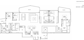 coastline-residences-3-bedroom-floor-plan-c2-singapore